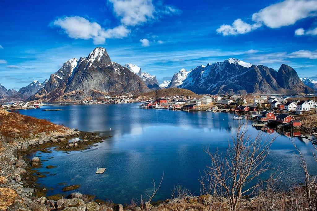 Reine Retro Villa - Cozy Villa With A Fantastic View Eksteriør billede